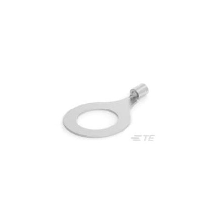 Te Connectivity Ring Terminal, 3/4 in Stud Size, 10 AWG, Bare Insulated 320765